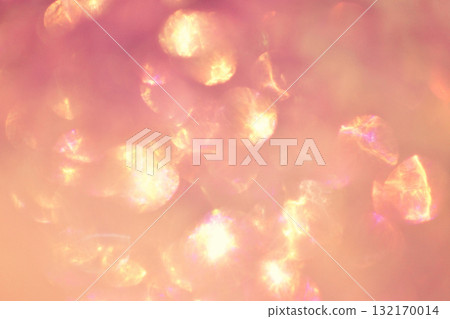 Abstract light background decoration, red fantastic light effect, sparkle, glitter, circular bokeh 132170014