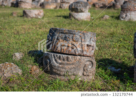 Kaaba - Mayan stone architecture Kaaba - Mayan stone architecture 132170744