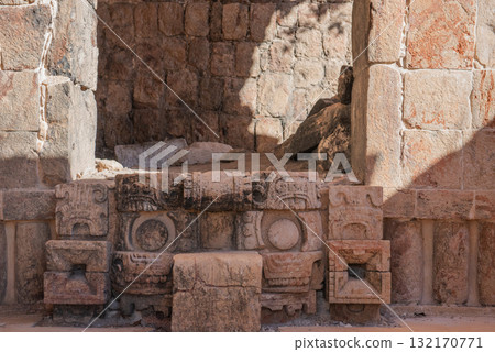 Kaaba - Mayan stone architecture Kaaba - Mayan stone architecture 132170771