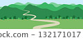 Mountain landscape vector illustration 132171017