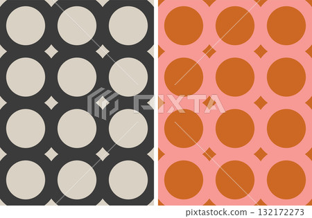 Vector set retro simple geometric seamless patterns in retro style. Vintage abstract geometric pattern in Art deco style. Vector set retro simple geometric seamless patterns in retro style. Vintage abstract geometric pattern in Art deco style. 132172273