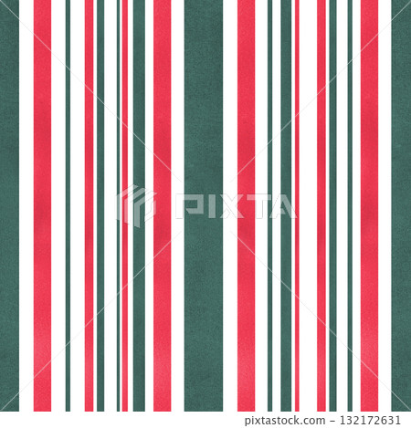 Watercolor vertical abstract narrow and wide bright red and green brush stripes seamless pattern on isolated on white background. Colored lines illustration for textile design, holiday packaging Watercolor vertical abstract narrow and wide bright red and green brush stripes seamless pattern on isolated on white background. Colored lines illustration for textile design, holiday packaging 132172631