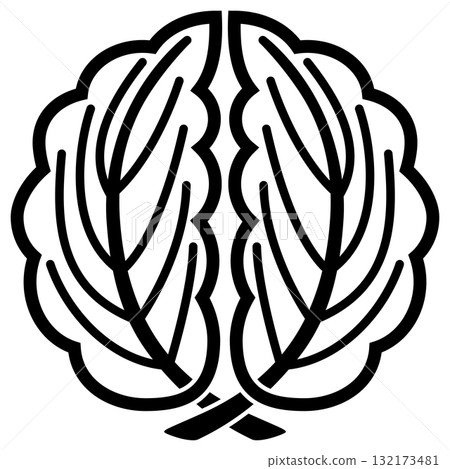 這是家族徽章。名字叫做「蒼影抱柏」。 132173481