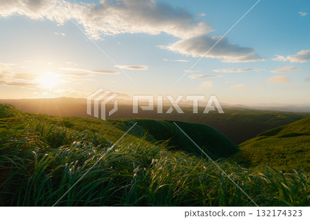 Scenery of Aso 132174323