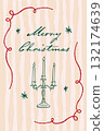 聖誕卡蠟燭 132174639