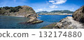 Panoramic view of Islet of Vila Franca do Campo in Azores 132174880