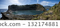 Panoramic view of Islet of Vila Franca do Campo in Azores 132174881