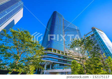 日本東京城市景觀 - 高輪Gateway站前的高輪Gateway城市景觀 132175117