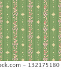 手繪聖誕無縫圖案與星星和冬青葉 132175180