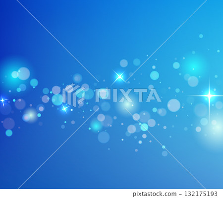 Blue Vector Bokeh Background With Sparkles For Hanukkah Celebration 132175193