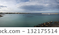 Panoramic view of the seaside in Otranto in Italy 132175514