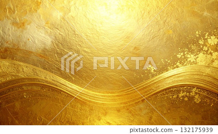 golden glitter abstract background 132175939