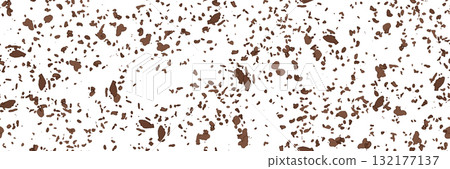 Chocolate crumbs top view bg as a seamless pattern Chocolate crumbs top view bg as a seamless pattern 132177137
