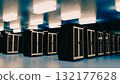 Server. Server data center. Backup, mining, hosting, mainframe, farm and computer rack with storage information. 3d rendering 132177628