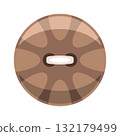 Round sewing button craft item 132179499