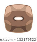 Square shape button sewing stuff 132179522