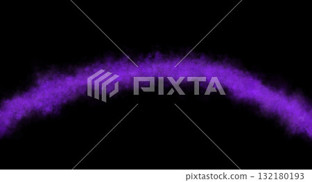 Violet or purple arc of smoke, fog or steam on transparent background mockup template for special effects Violet or purple arc of smoke, fog or steam on transparent background mockup template for special effects 132180193