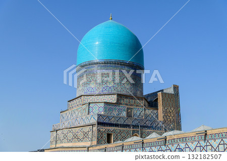 Beautiful view of Registan Square in Samarkand, Uzbekistan Beautiful view of Registan Square in Samarkand, Uzbekistan 132182507