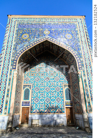 Beautiful view of Registan Square in Samarkand, Uzbekistan 132182524