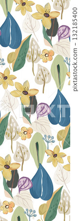 Assorted Handpainted Floral Striped Geometric Patterned Decorative Paper Collection 132185400