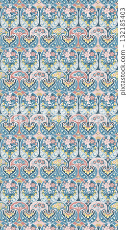 Assorted Handpainted Floral Striped Geometric Patterned Decorative Paper Collection 132185403