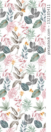 Assorted Handpainted Floral Striped Geometric Patterned Decorative Paper Collection 132185411