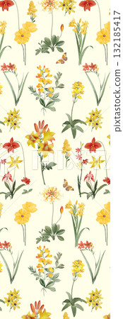 Assorted Handpainted Floral Striped Geometric Patterned Decorative Paper Collection 132185417