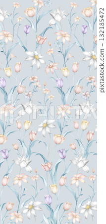 Assorted Handpainted Floral Striped Geometric Patterned Decorative Paper Collection 132185472