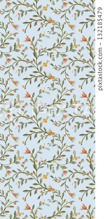 Assorted Handpainted Floral Striped Geometric Patterned Decorative Paper Collection 132185479