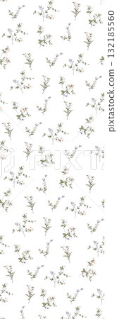 Assorted Handpainted Floral Cartoon Patterned Decorative Paper Collection 132185560