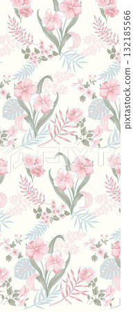Assorted Handpainted Floral Cartoon Patterned Decorative Paper Collection 132185566