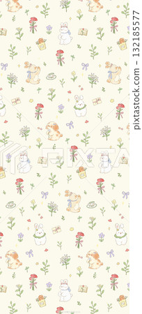 Assorted Handpainted Floral Cartoon Patterned Decorative Paper Collection 132185577