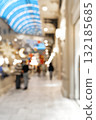 Blurred Christmas background with soft focus and vibrant lights, ideal for festive copy space 132185685