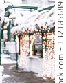 Blurred Christmas background with soft focus and copy space for holiday-themed designs 132185689