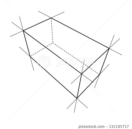 Geometric Perspective Box Geometric Perspective Box 132185717