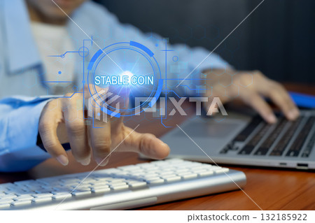 The concept of using stablecoins in the financial system 132185922