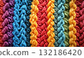 Crocheted Sweater Texture Background 132186420