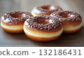 Deliciously tempting cinnamon donuts ready to be savored 132186431