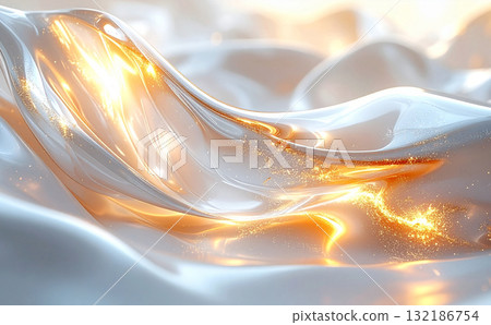 White and gold elegant image background texture 132186754