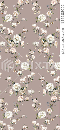 Assorted Handpainted Floral Geometric Cartoon Patterned Decorative Paper Collection 132188092