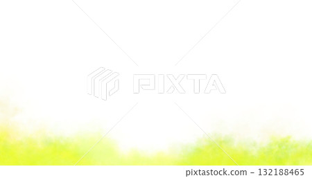 Yellow green smoke on transparent background with foggy texture and soft swirling effect isolated for design 132188465