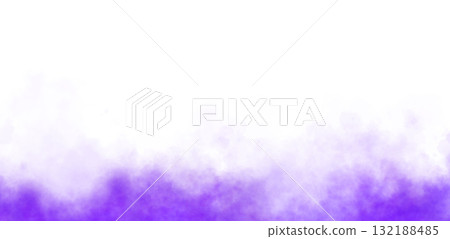 Violet smoke on transparent background with soft fog texture and swirling motion effect for dreamy, fantasy or mystical compositions 132188485
