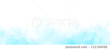 Light blue smoke template mockup with transparent background for show effects, stage design and dramatic visual scenes 132188486