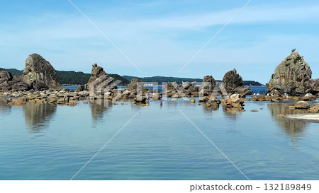 Spectacular view of Hashigui Rocks 3 Spectacular view of Hashigui Rocks 3 132189849