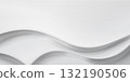 White wavy lines on a white background. 132190506