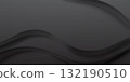 Dark gray wavy surface. 132190510