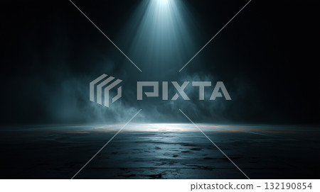 Dark stage and spotlight Dark stage and spotlight 132190854