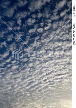 A scaled cloud spreading in the blue sky 132190860