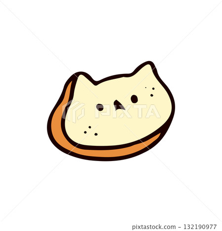 貓麵包插圖 132190977