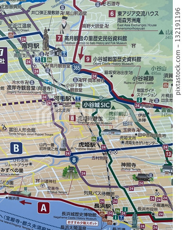 小谷城地圖 小谷城地圖 132191196